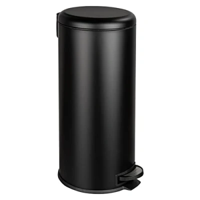 Afbeelding van WENKO Vuilnisemmer Leman Easy Close 30 l, met soft closemechanisme, staal/kunststof