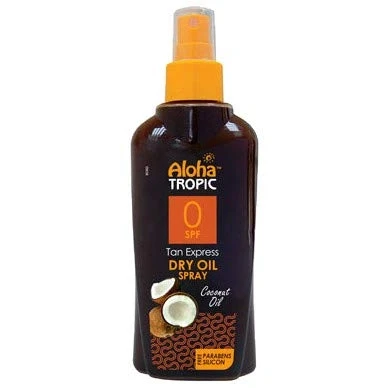 Afbeelding van Aloha Tropic Zon Olie *SPF00 Kokosnoot* 200ml