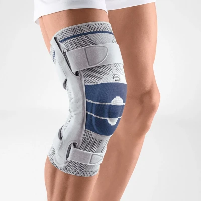 Afbeelding van Bauerfeind GenuTrain Rechts S Knie Ondersteuning (Titanium, 6)