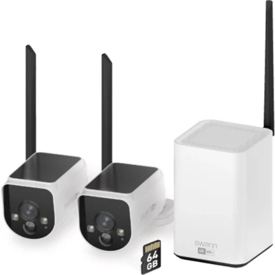 Afbeelding van Swann MaxRanger4K Solar Wireless Security System / 2x NVW MR4KCAM 4K Cameras