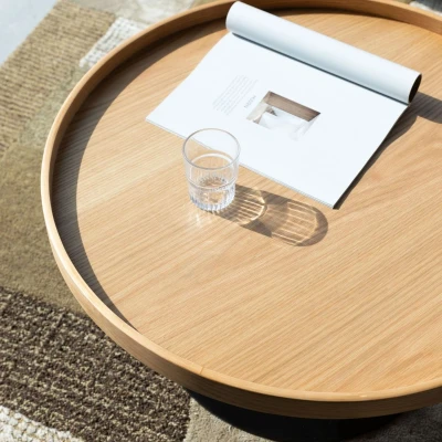 Afbeelding van Puur Lars sidetable Oak L Polywood