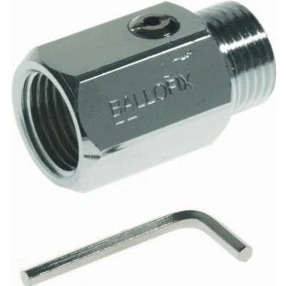 Afbeelding van Broen Ballofix kogelafsluiter recht 3/4&quot; bi.dr. x bu.dr. chroom