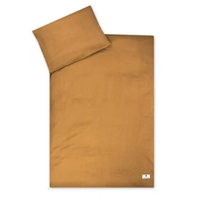 Afbeelding van JULIUS ZÖLLNER Beddengoed mousseline kaneel 100 x 135 cm