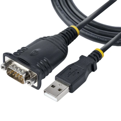 Afbeelding van StarTech.com 1m USB Serial Converter Kabel, DB9 Male RS232 naar Converter, Prolific Chipset,