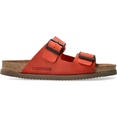 Afbeelding van Mephisto Nerio heren sandaal rood maat 40 (EU) 6.5 (UK)