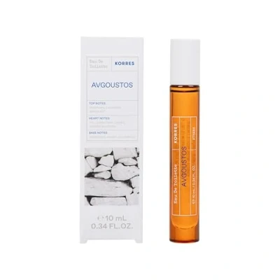 Afbeelding van Korres Avgoustos Eau de Toilette Roll On 10 ml