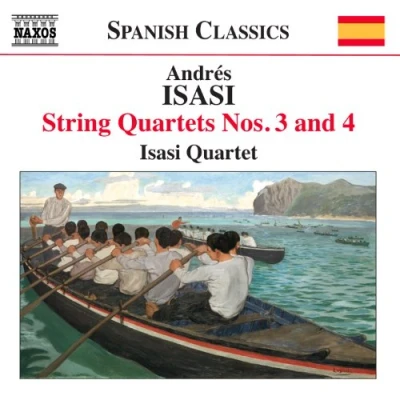 Afbeelding van Isasi Quartet Isasi; String Quartets Nos. 3 &amp; 4 (CD)