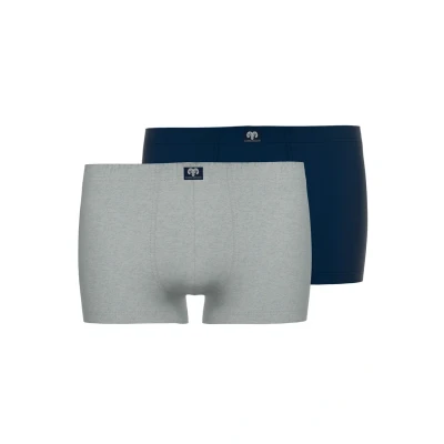 Afbeelding van Ceceba heren boxers (2 pack) grijs en donkerblauw Maat: 5XL