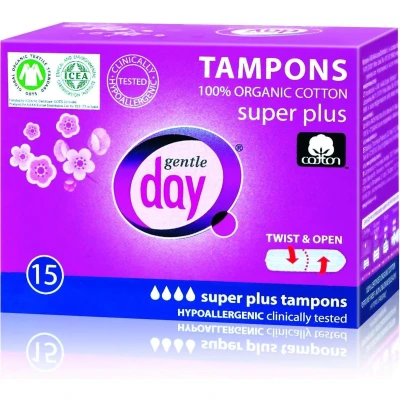 Afbeelding van Gentle Day Tampon super plus 15 stuks