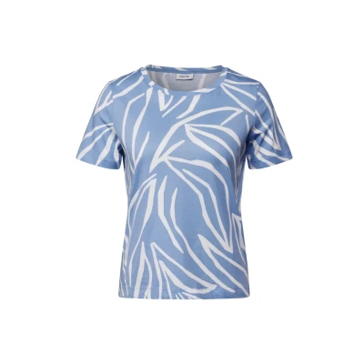 Afbeelding van Cecil Tshirt print, Dames, Maat: Large, Blau