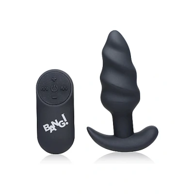 Afbeelding van Vibrerende Swirl Buttplug met Afstandsbediening