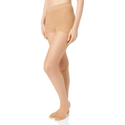 Afbeelding van Nur Die Goodbye panty met 20 denier voorkomt loopmazen, transparante fijne panty, matte look voor dames, poeder, S