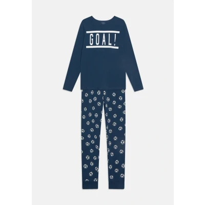 Afbeelding van NAME IT KIDS pyjama NKMNIGHTSET FOOTBALL donkerblauw/wit