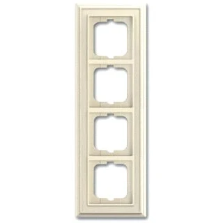 Afbeelding van Abb busch jaeger afdekraam 4 voudig dynasty ivoor 2cka001754a4676
