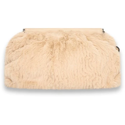 Afbeelding van Faux fur crossover ( champagne kleurige )
