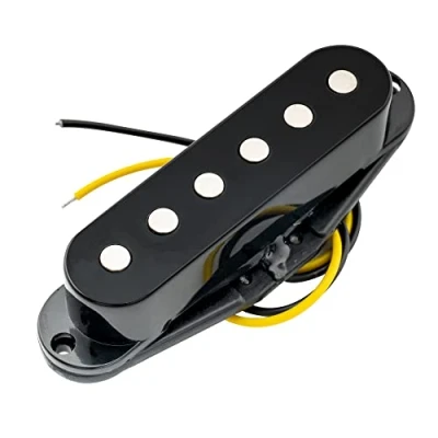 Afbeelding van Musiclily 52mm Single Coil Element Strat Pickup voor Stratocaster Elektrische Gitaar de Brug Positie, Zwart