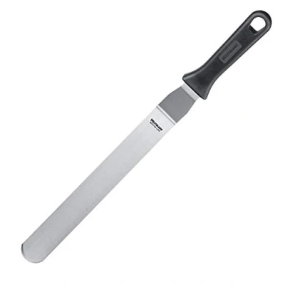 Afbeelding van Westmark Professioneel paletmes, gebogen, flexibel, lemmet: 3,5 x 25,5 cm, lengte: 43 RVS/kunststof, Master Line, zwart/zilver, 31282270