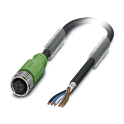 Afbeelding van Phoenix Contact 1682951 Sensor/actuator connector, geassembleerd M12 Aantal polen: 5 Bus, recht 5.00 m 1 stuk(s)