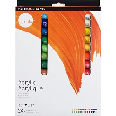 Afbeelding van Daler Rowney Simply acrylverfset, acryl, multi, 12 ml (24 pack), 288