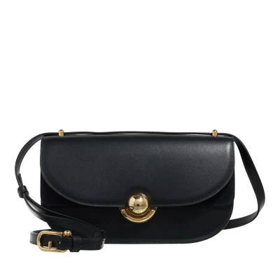 Afbeelding van FURLA Leren Schoudertas Sfera Shoulder Bag Nero Zwart