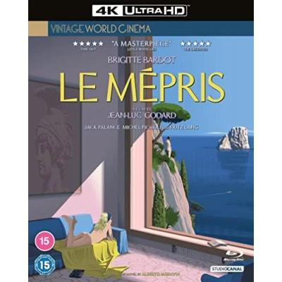 Afbeelding van Le Mepris (60th Anniversary) [4K UHD + Blu ray] [Region A &amp; B C]
