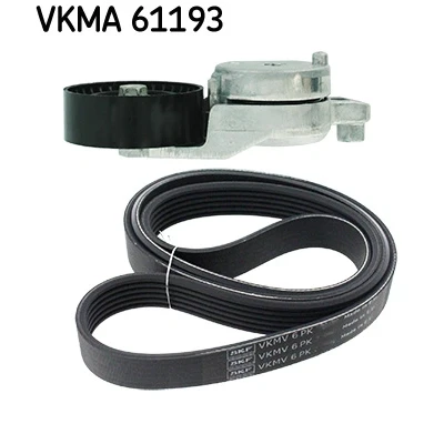 Afbeelding van SKF Poly V riemen kit VKMA 61193