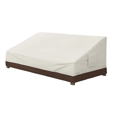 Afbeelding van Amazon Basics Dekking voor diepe 3 zits, loungesofa, beige, lichtbruin