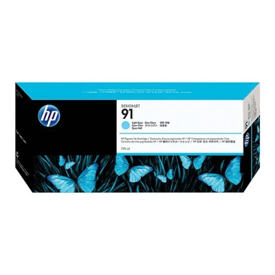 Afbeelding van HP 91 (C9470A) Inktcartridge Licht cyaan