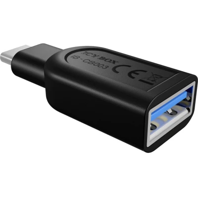 Afbeelding van ICY BOX USB C Adapter [1x stekker 1x 3.2 Gen 1 bus A (USB 3.0)] IB CB003, Adapterdongle 3.0 Type Stecker zu Buchse