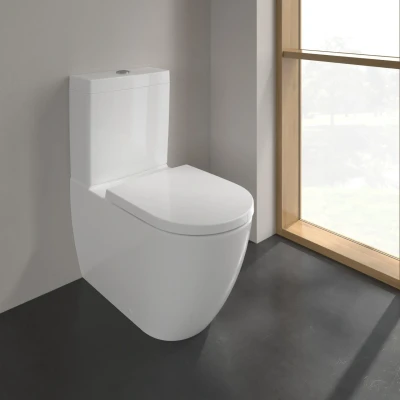Afbeelding van Villeroy en boch subway 3 0 diepspoelcloset voor combinatie zonder spoelrand staand met twistflush wit alpin 4672t001