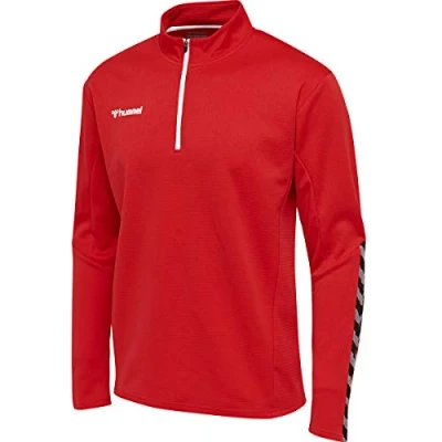 Afbeelding van hummel Hmlauthentic Multisport sweatshirt met halve ritssluiting, kindermaat