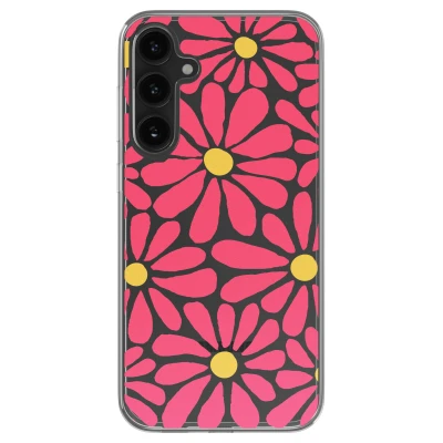 Afbeelding van imoshion hoesje Geschikt voor Samsung Galaxy S23 FE Design Dusty Rose Flowers Connect