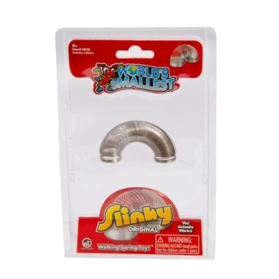 Afbeelding van Giochi Preziosi World&#039;s Smallest: de kleinste Slinky aller tijden is veer die hetzelfde plezier biedt als het origineel, voor kinderen vanaf 6 jaar