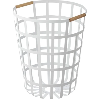 Afbeelding van Yamazaki Wasmand Tosca Rond Wit naturel Hout 40x45cm