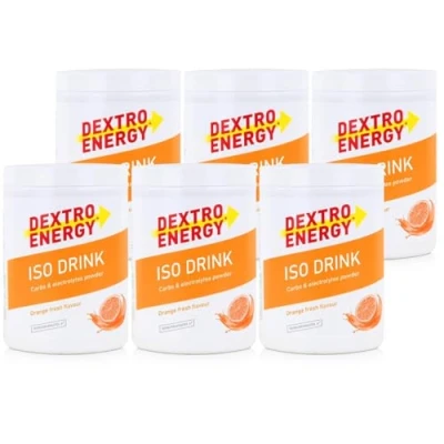 Afbeelding van Dextro Energy Iso Fast Orange Fresh Isotonisch drankpoeder van 440 g (6 stuks)