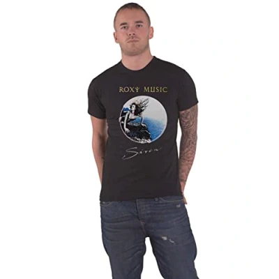 Afbeelding van Roxy Music Siren Heren T shirt XL Zwart