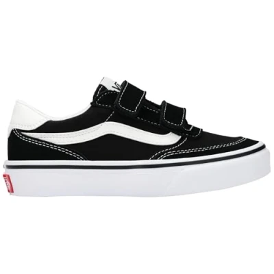Afbeelding van Vans Brooklyn Ls V Sneaker voor jongens, Suede Canvas Zwart Wit, 37 EU