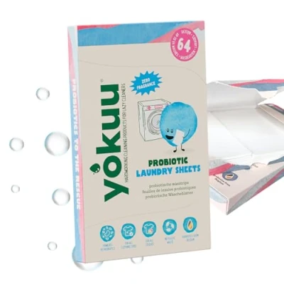 Afbeelding van Yokuu Wasstrips Wasmiddeldoekjes 0% fragrance 32 stuks