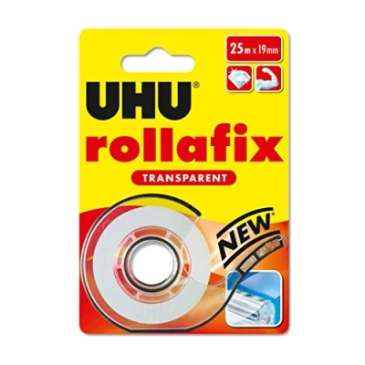 Afbeelding van UHU Hechtings Tape Transparant 25 meter x 19 mm