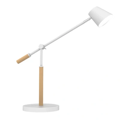 Afbeelding van Bureaulamp Unilux Vicky LED hout wit