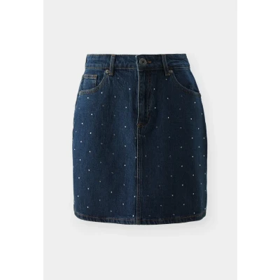 Afbeelding van Vero Moda Vmtessa Skirt Rhines MIX Minirok, Dames, Maat: Medium, Medium blue