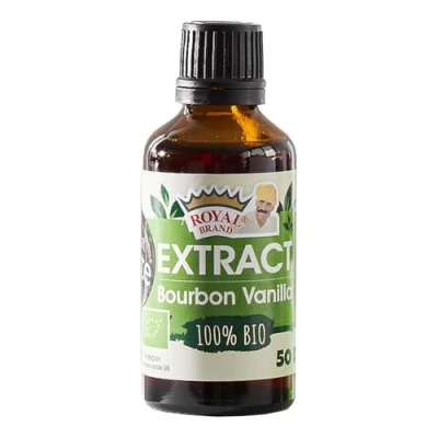 Afbeelding van Vanille extract 100% BIO, speciaal geselecteerd, Great Taste Award 2020/ Glazen fles voor betere kwaliteit/ 50 ml