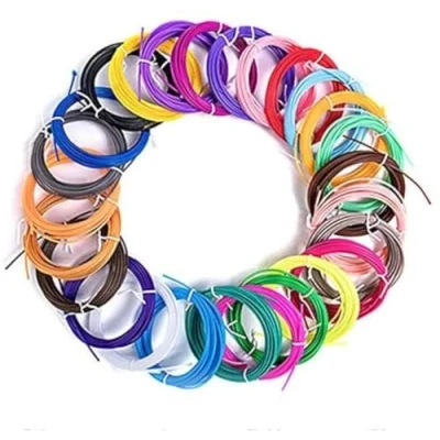 Afbeelding van 3D PLA filament, veer, 10 kleuren, 1,75 mm, 5 meter, elke kleur, geschikt voor de meeste pennen en printers, printmaterialen pen