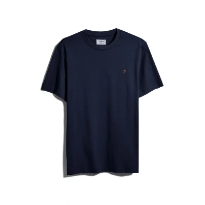 Afbeelding van Farah Danny Tshirt basic, Heren, Maat: Large, True navy