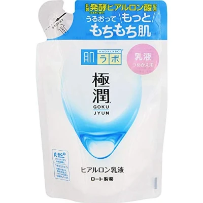Afbeelding van Rohto Hadalabo Gokujun Hyaluronzuur Milky Lotion Refill 140ml / 4.7 floz. (Japan Import)