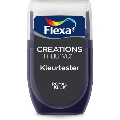 Afbeelding van flexa creations muurverf tester royal blue 30 ml
