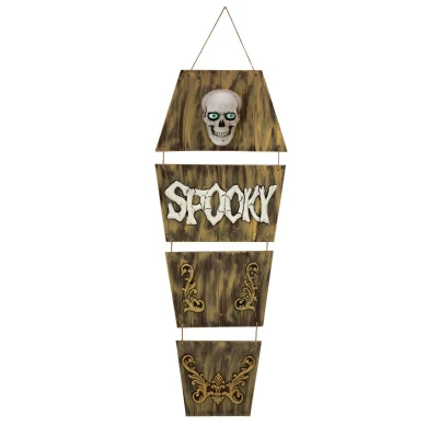 Afbeelding van Europalms Haloween Ghost Coffin, animated 150cm decoratie versiering accessoires