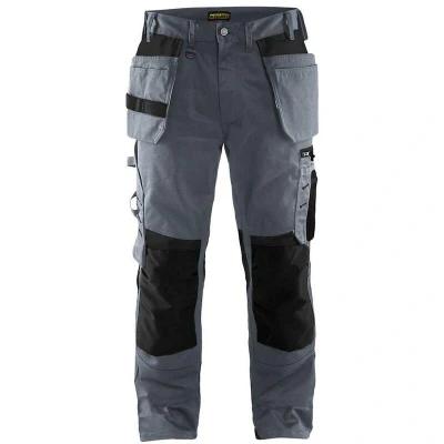 Afbeelding van Blaklader BlÕklõder Werkbroek met spijkerzakken grijs/zwart maat C50