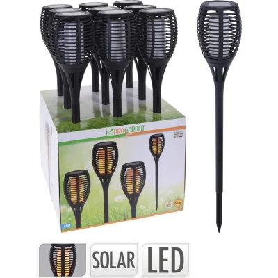 Afbeelding van Led tuinfakkel solar tuinverlichting per stuk