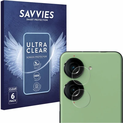 Afbeelding van Savvies (6 Stuks) Schermbeschermer voor ASUS ZenFone 10 (ALLEEN Camera Lens) Screen Protector Ultra Transparant